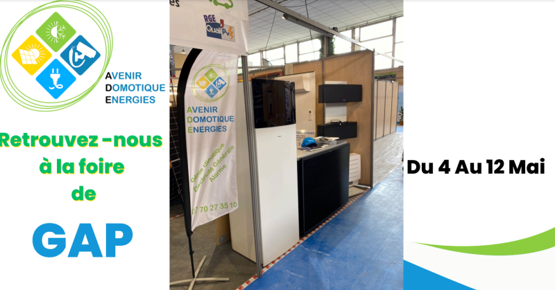 Rejoignez Nous à notre stand dédié pompe à chaleur et climatisation réversible à la foire de Gap 2024