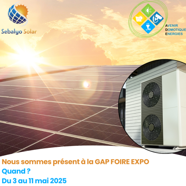 Exposant Pompe à chaleur RGE KNX à la prix foire de Gap Expo du 3 au 11 mai 2025 présent à la foire de Gap installateur climatisation bénéficier des aides de l'état